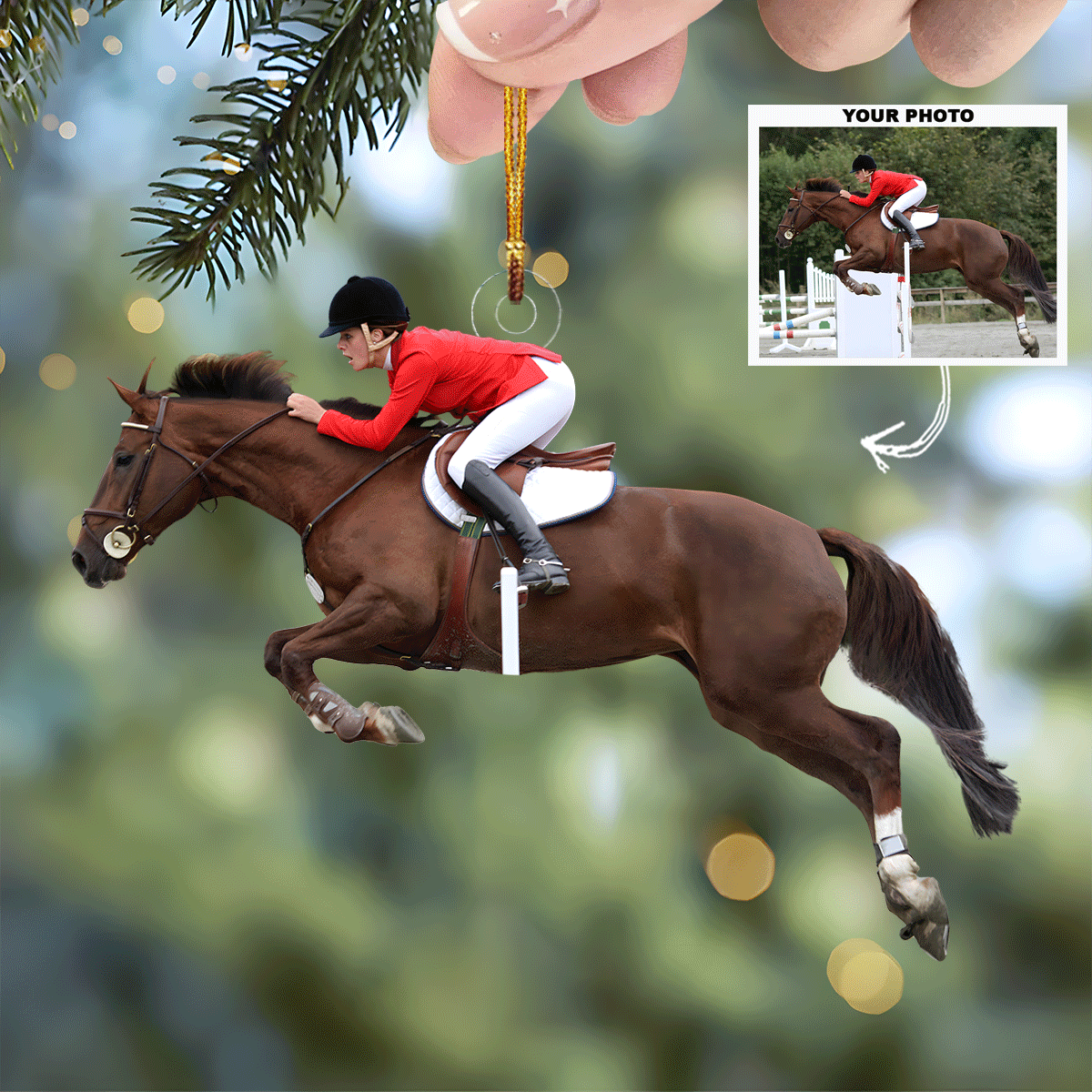 Wild Spirit - Personalized Mica Ornament - Christmas Gift For Family Members