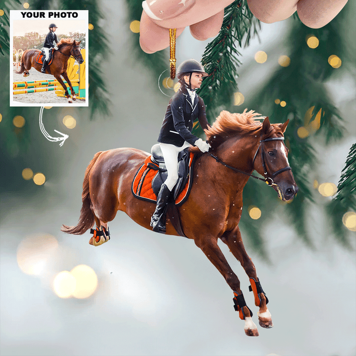 Horse Power - Personalized Mica Ornament - Christmas Gift For Family Members