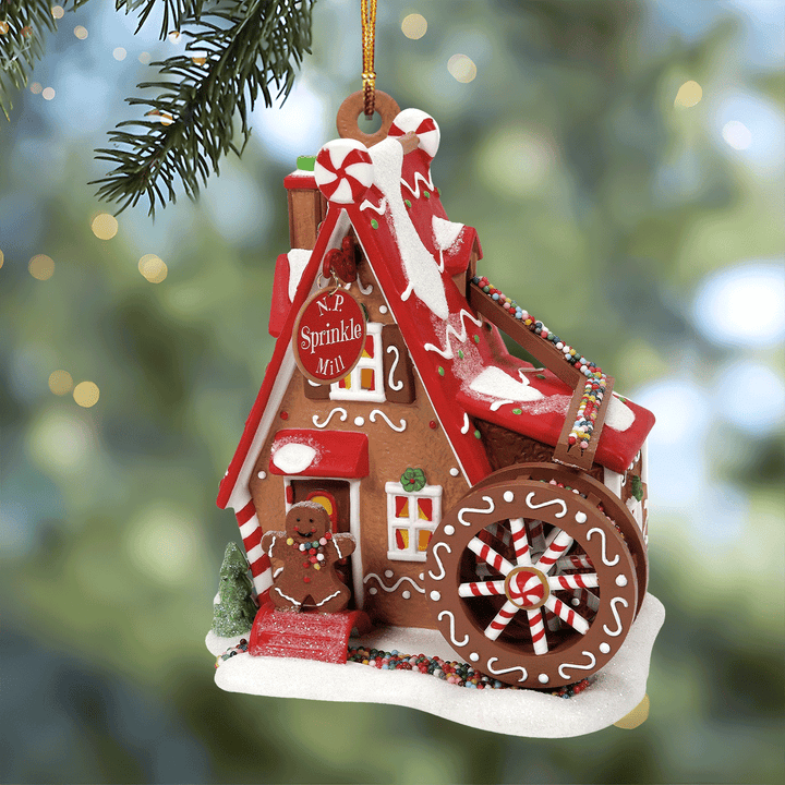 Gingerbread Wonderland Mica Ornament  NCU0TL022