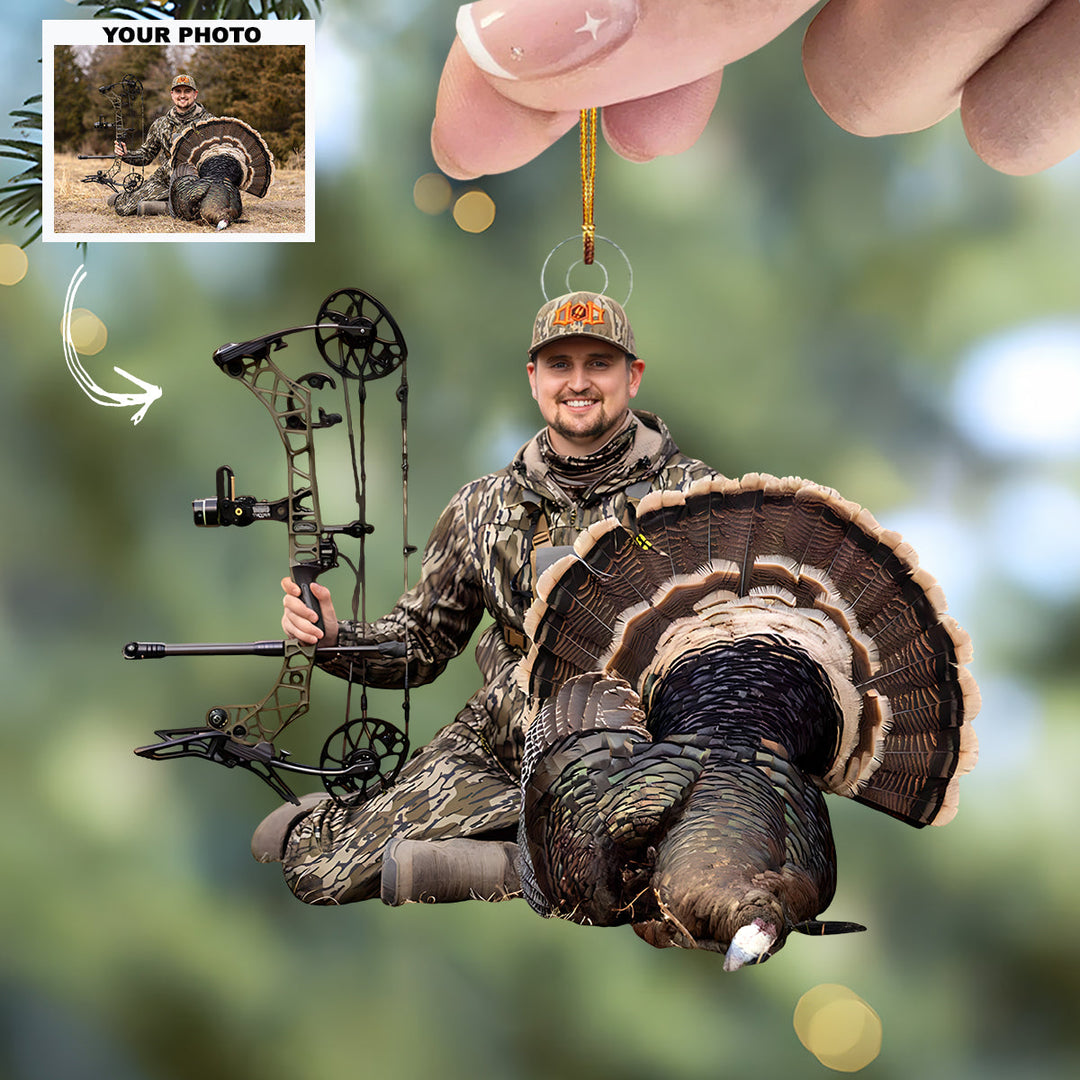 Wild Pursuit - Personalized Photo Mica Ornament - Customized Your Photo Ornament - Christmas Gifts For Hunting Lovers