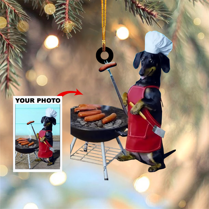 Personalized Photo Mica Ornament - Customized Your Photo Ornament V4 ARND005