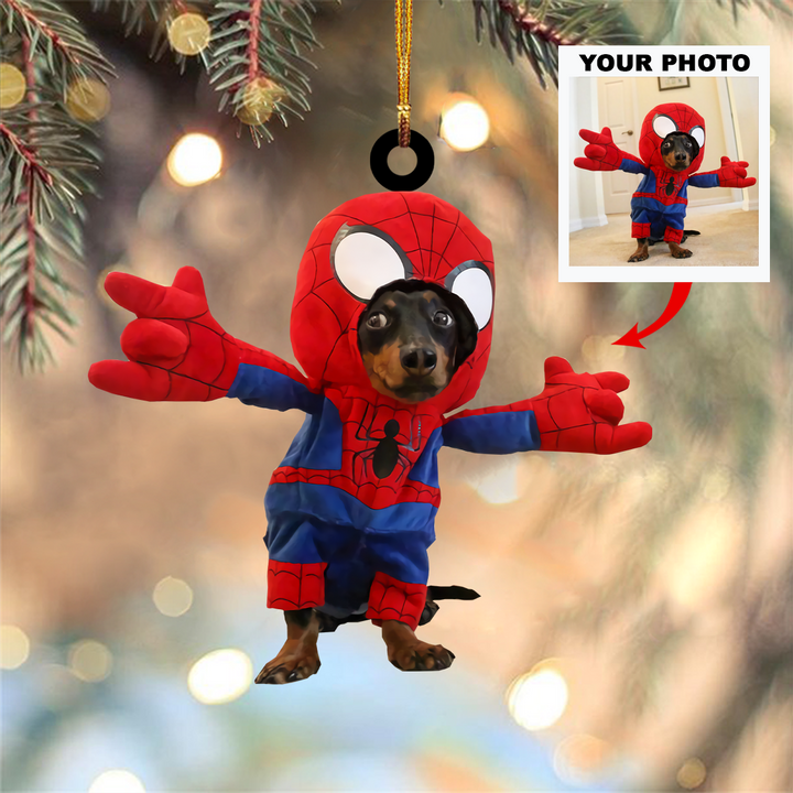 Personalized Photo Mica Ornament - Customized Your Photo Ornament V5 ARND005