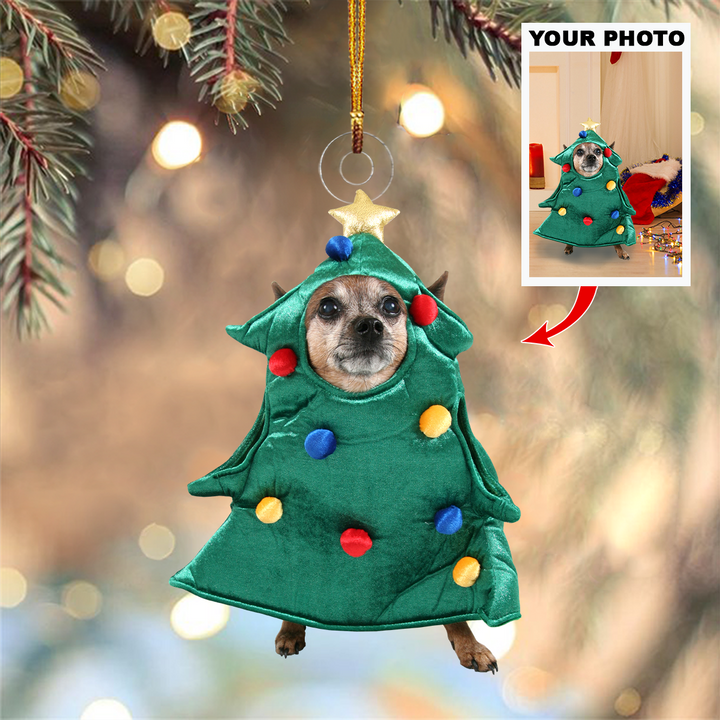 Personalized Photo Mica Ornament - Gift For Pet Lover -  Customized Your Photo Ornament V25 ARND005