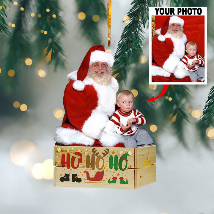 Personalized Photo Mica Ornament - Customized Your Photo Ornament V9 ARND036 UPL0VL008