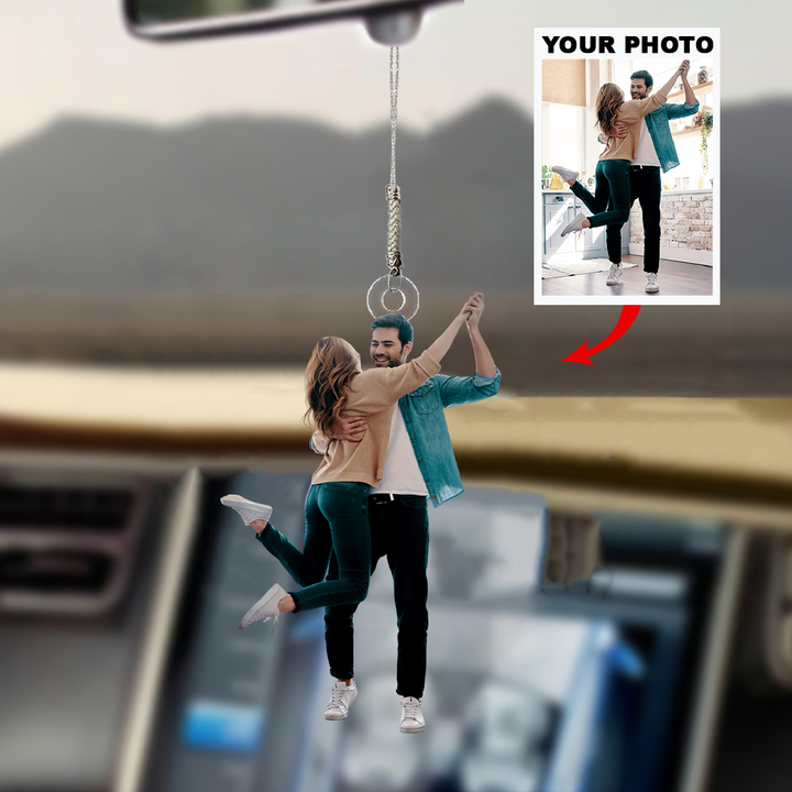 Personalized Car Hanging Ornament ARND005 UPL0HD001