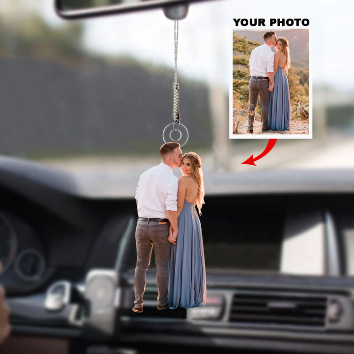 Personalized Car Hanging Ornament - Custom Your Photo ARND0014 UPL0PD001