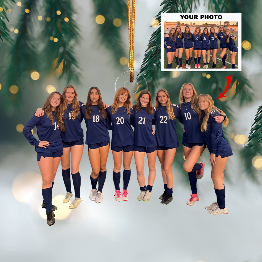 Sport Ornament - Personalized Custom Photo Mica Ornament - Christmas Gift For Sport Lover