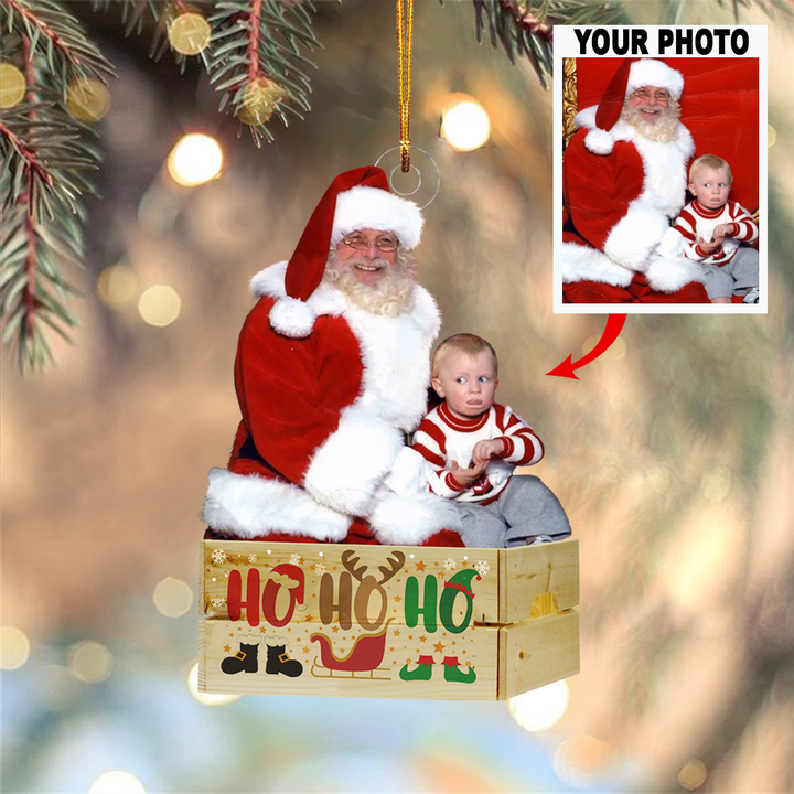 Personalized Photo Mica Ornament - Customized Your Photo Ornament V9 ARND036 UPL0VL008