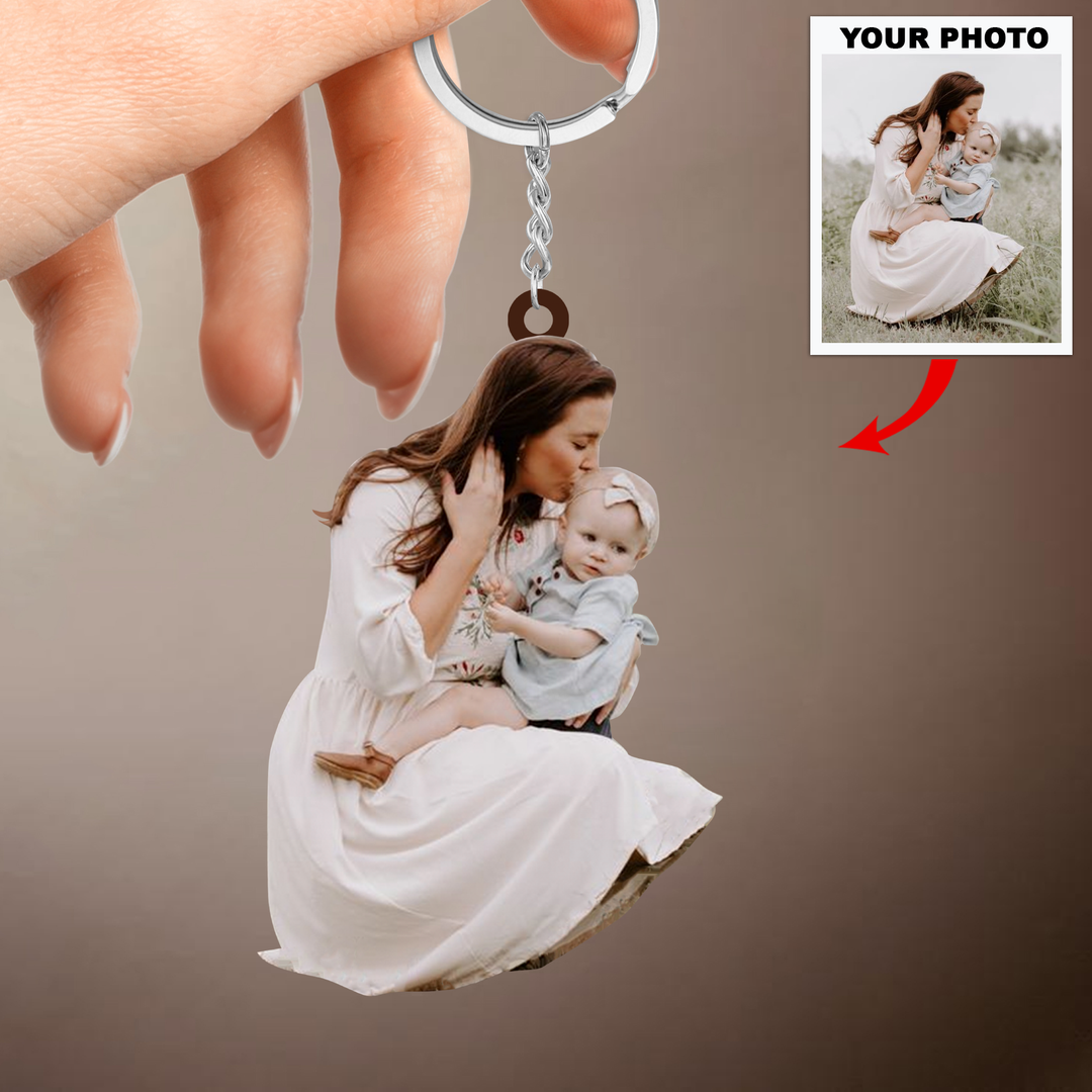 Personalized Keychain - Custom Your Photo Keychain ARND036 UPL0VL013