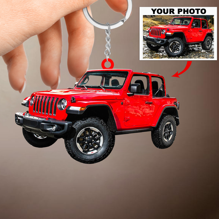 Personalized Keychain - Custom Your Photo Keychain ARND036 UPL0VL014