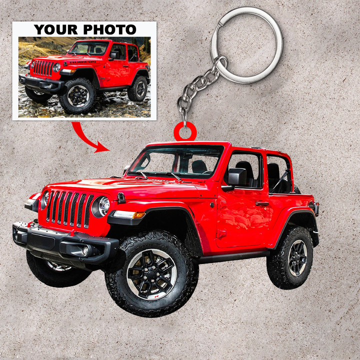 Personalized Keychain - Custom Your Photo Keychain ARND036 UPL0VL014