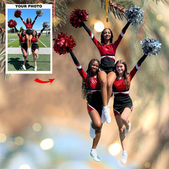 Winning Isn't Everything, But Wanting To Win Is - Personalized Photo Mica Ornament - Christmas Gift For Cheerleaders, Family Members