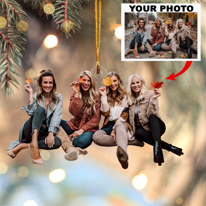 Photo Mica Ornament - Customized Your Photo Ornament V12 ARND036