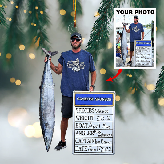 Photo Mica Ornament - Customized Your Photo Ornament V13 ARND036