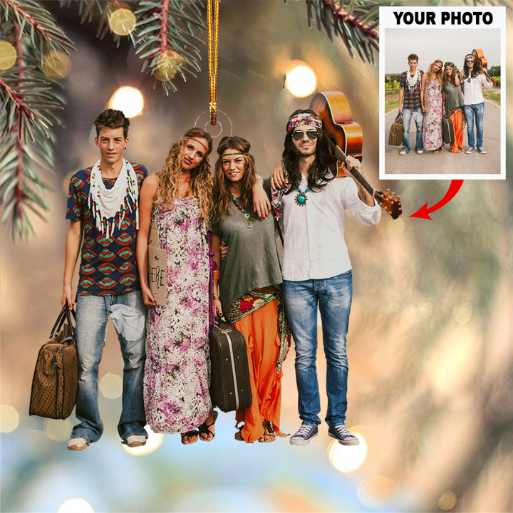 Photo Mica Ornament - Customized Your Photo Ornament V11 ARND036