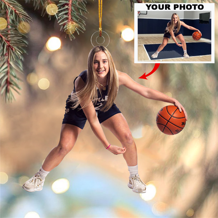 Personalized Photo Mica Ornament - Customized Your Photo Ornament V10 ARND036