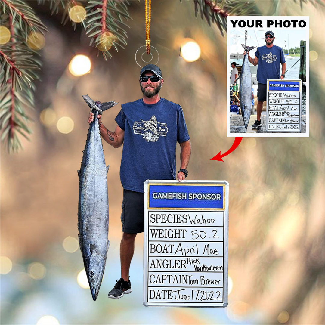 Photo Mica Ornament - Customized Your Photo Ornament V13 ARND036