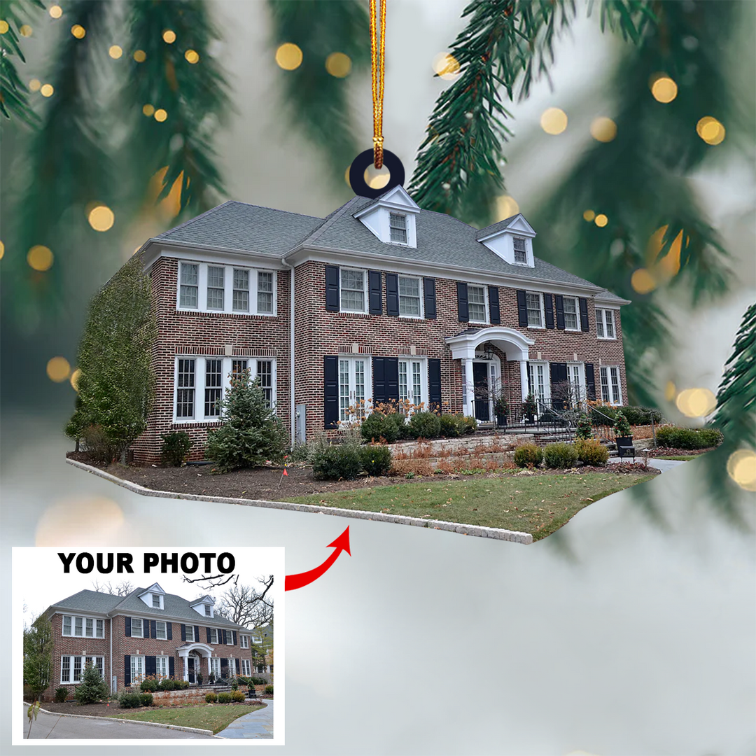 Personalized Photo Mica Ornament - Customized Your Photo Ornament V3 ARND036