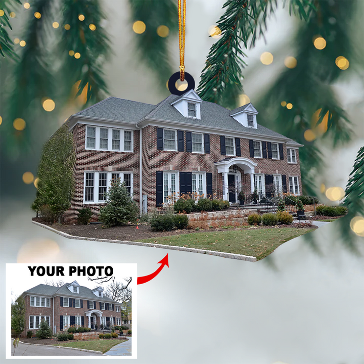 Personalized Photo Mica Ornament - Customized Your Photo Ornament V3 ARND036