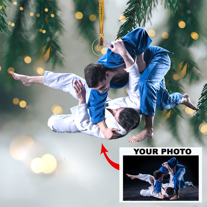 Personalized Photo Mica Ornament - Customized Your Photo Ornament V7 ARND036