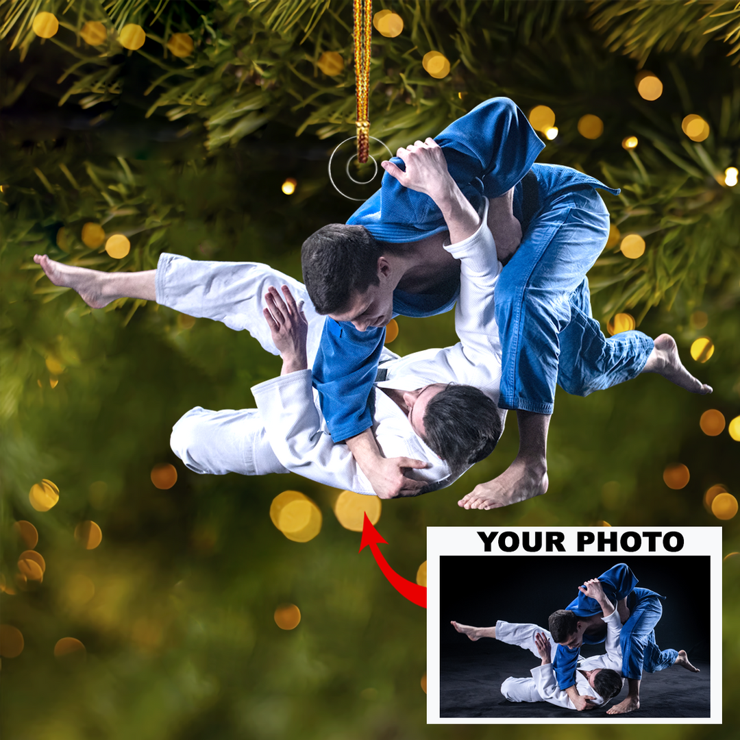 Personalized Photo Mica Ornament - Customized Your Photo Ornament V7 ARND036