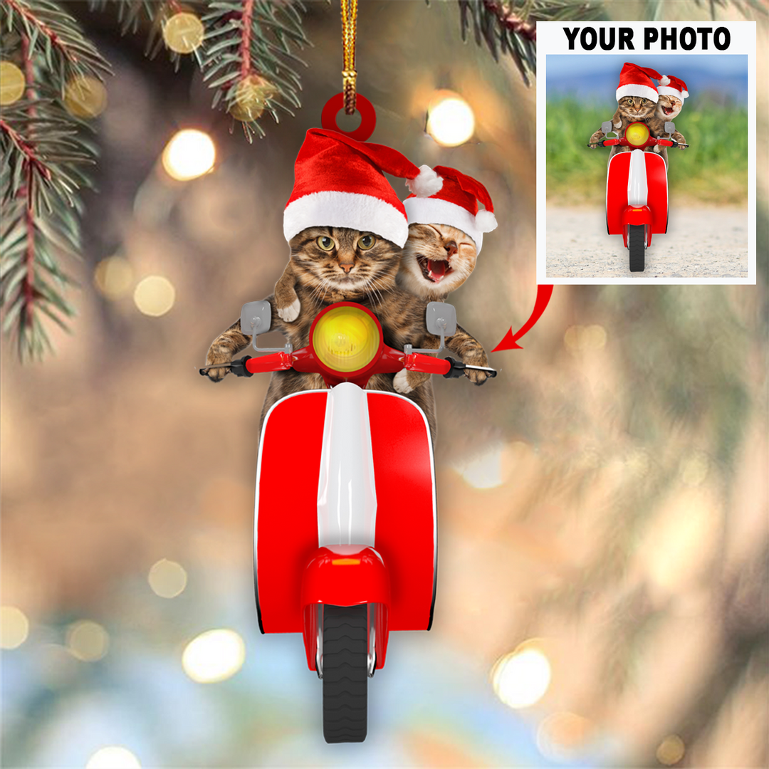 Personalized Photo Mica Ornament - Customized Your Photo Ornament ARND036