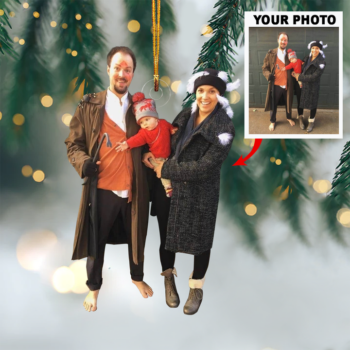 Photo Mica Ornament - Customized Your Photo Ornament V15 ARND036