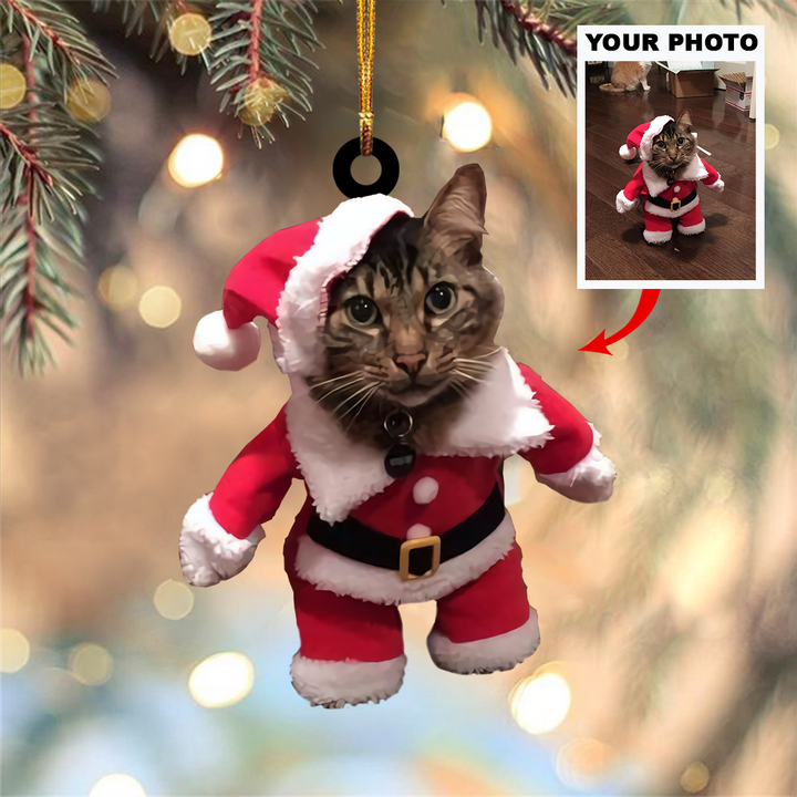 Personalized Photo Mica Ornament - Customized Your Photo Ornament V9 ARND005