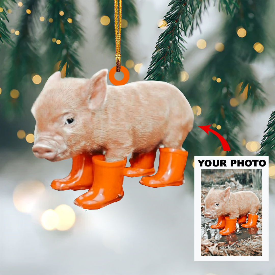 Personalized Photo Mica Ornament - Customized Your Photo Ornament V9 ARND005