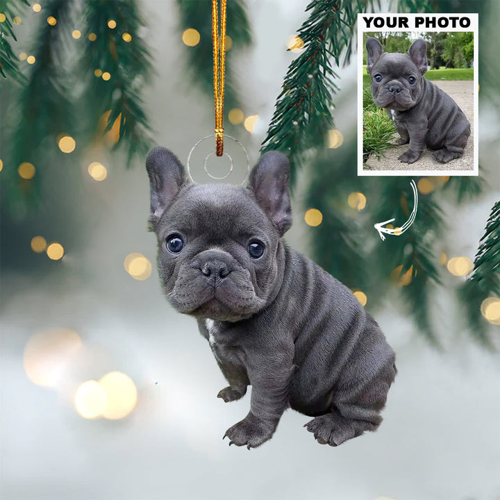 Customized Photo Ornament - Personalized Photo Mica Ornament - Christmas Gift For Pet Lovers, Dog Lovers, Cat Lover