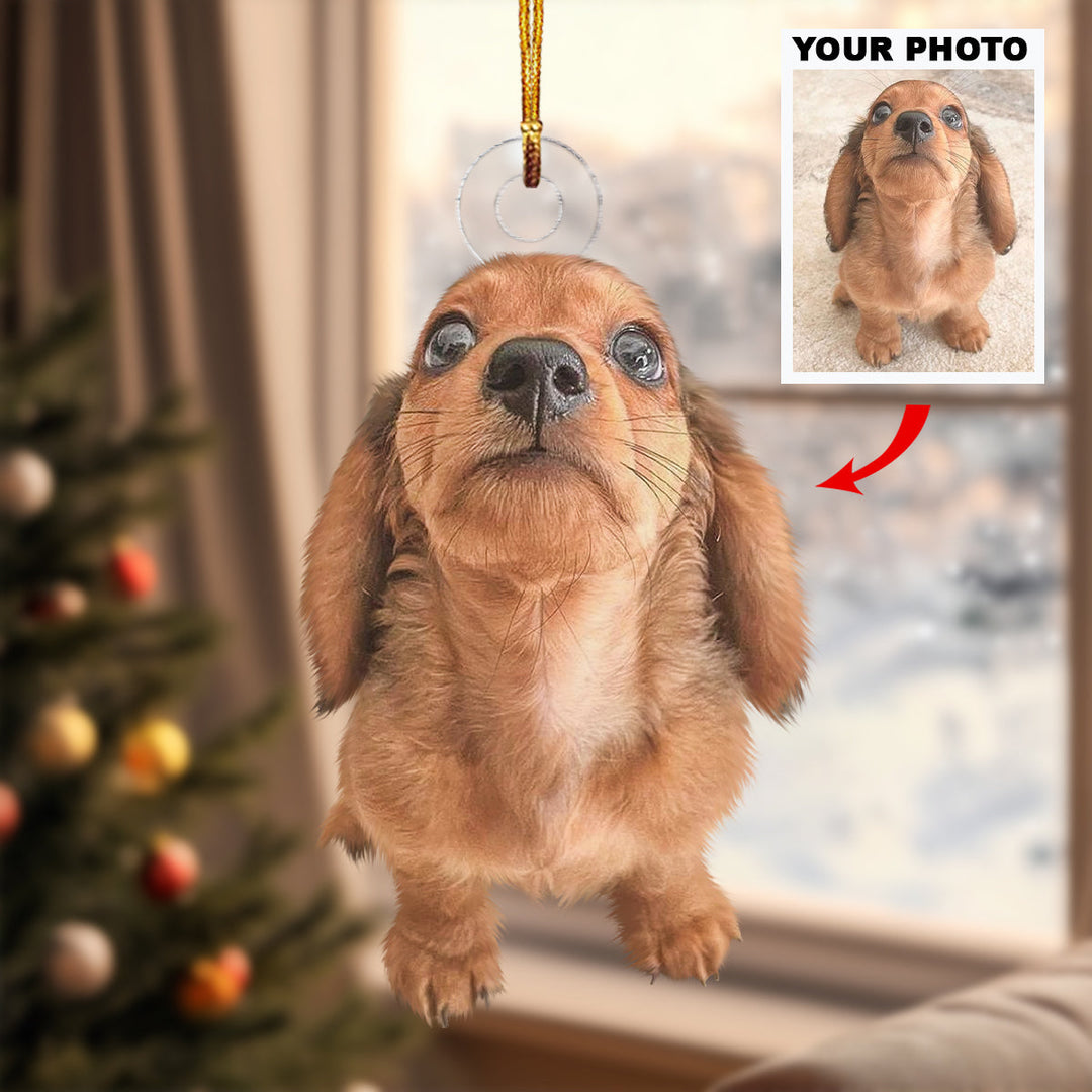 My Puppy - Personalized Photo Mica Ornament - Christmas Gift For Pet Lovers, Dog Lovers, Cat Lover