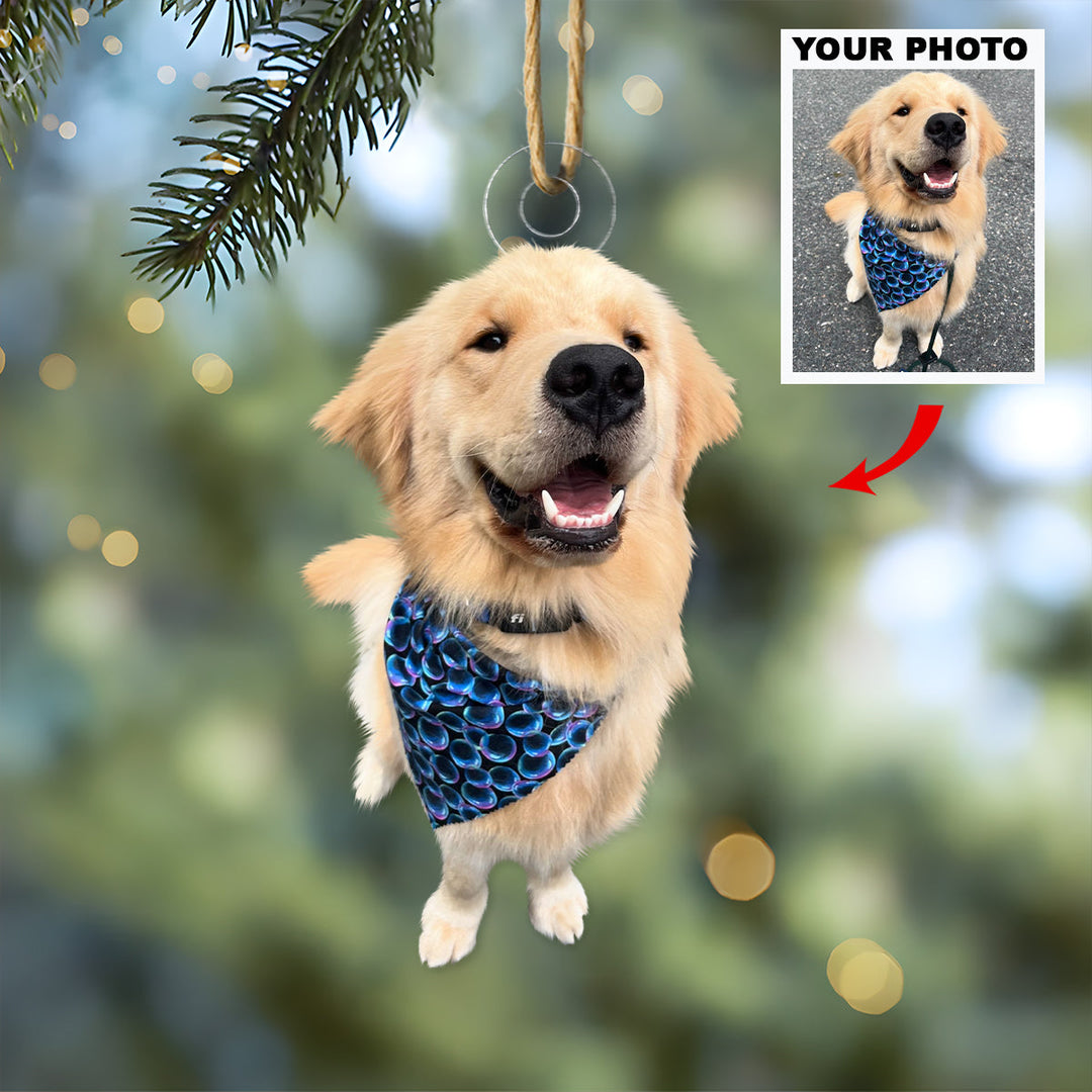 My Puppy - Personalized Photo Mica Ornament - Christmas Gift For Pet Lovers, Dog Lovers, Cat Lover