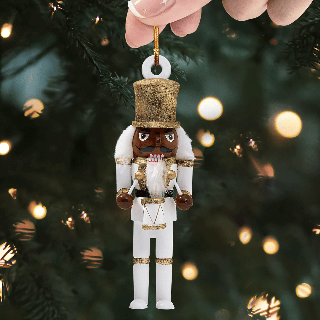 Jolly Nutcracker Mica Ornament  NCU0TL033