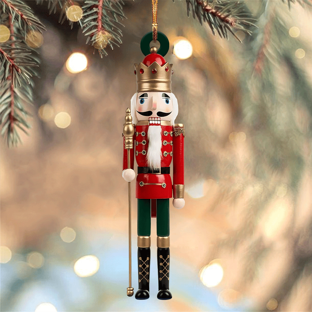 The Regal Nutcracker Mica Ornament  NCU0TL034