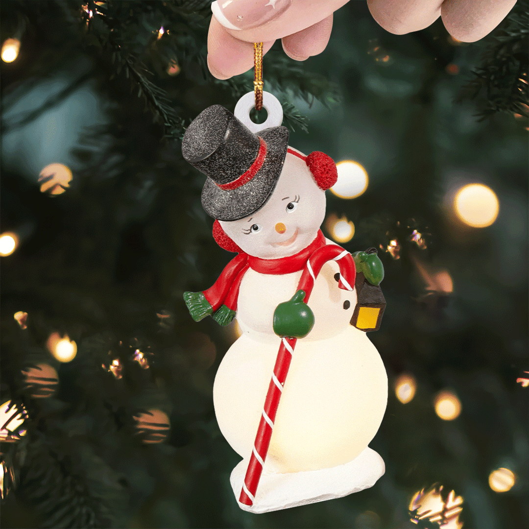 A Jolly Snowman Mica Ornament  NCU0TL039