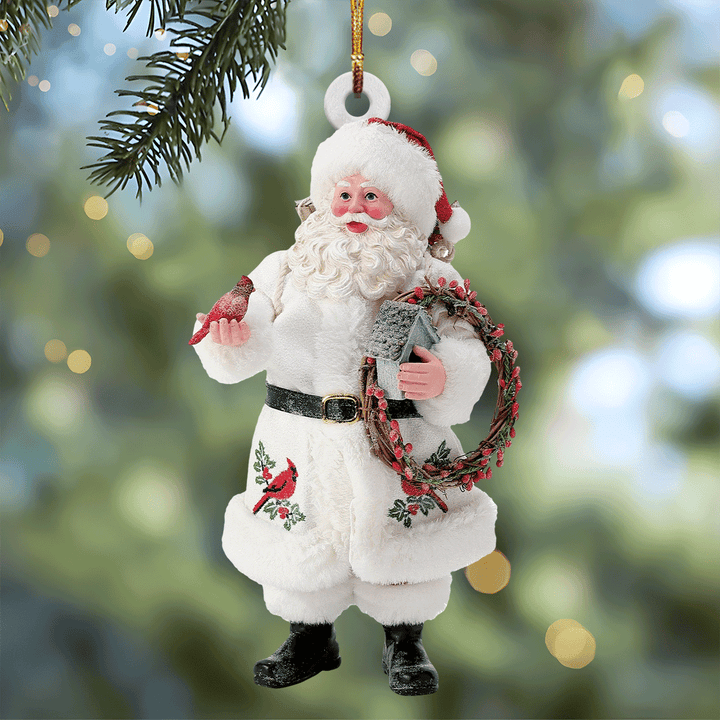 Santa Claus On Duty Mica Ornament  NCU0TL035