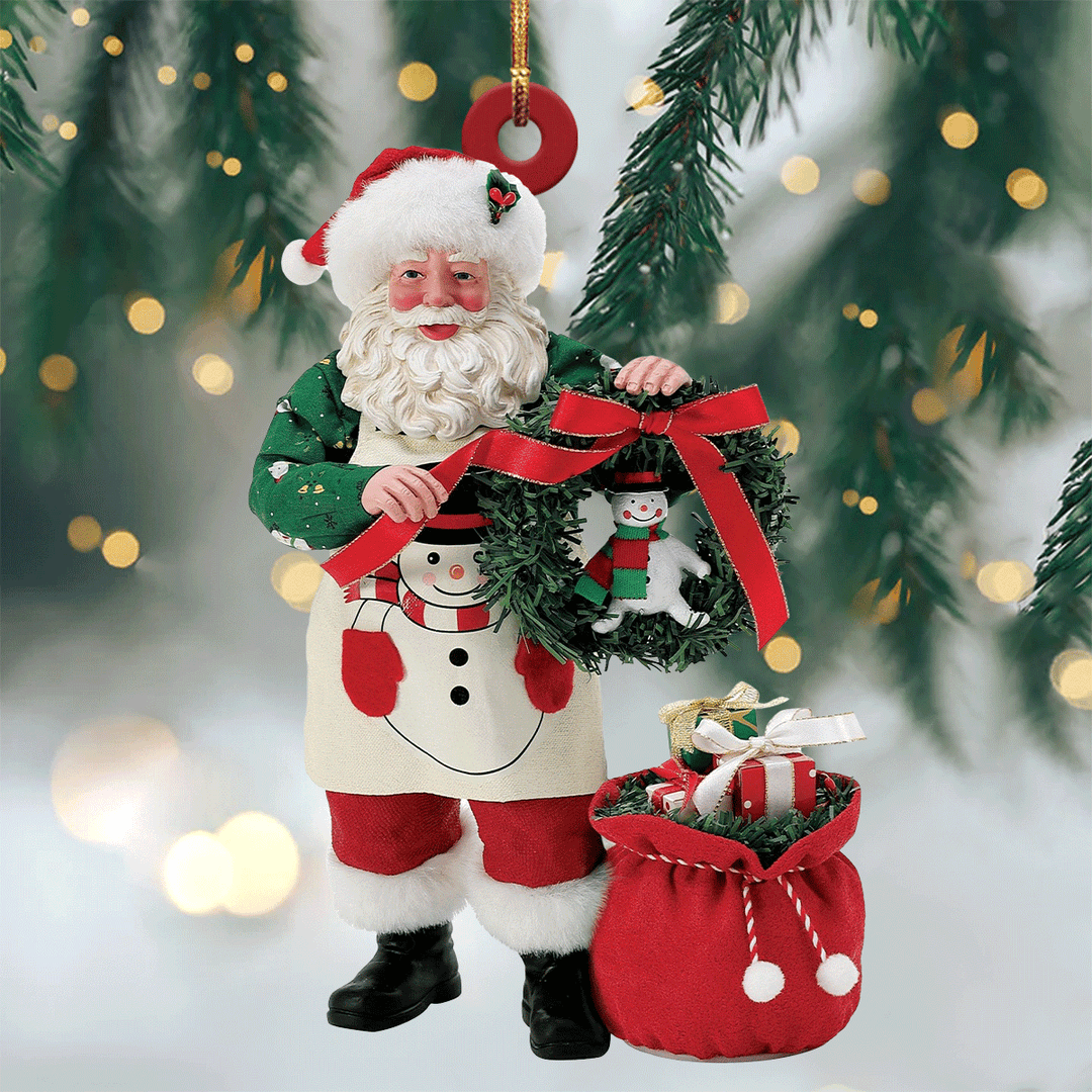 Santa's Bag of Surprises Mica Ornament  NCU0TL041