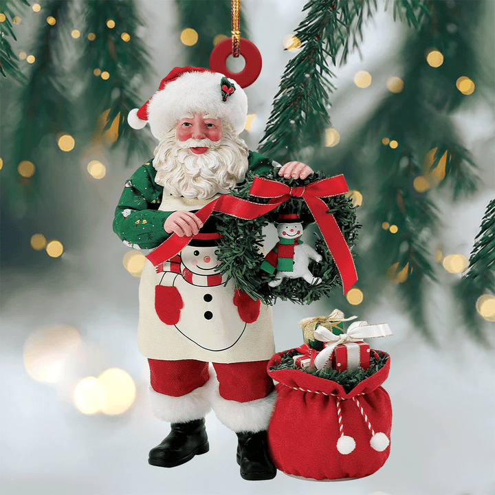 Santa's Bag of Surprises Mica Ornament  NCU0TL041