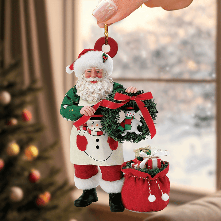Santa's Bag of Surprises Mica Ornament  NCU0TL041