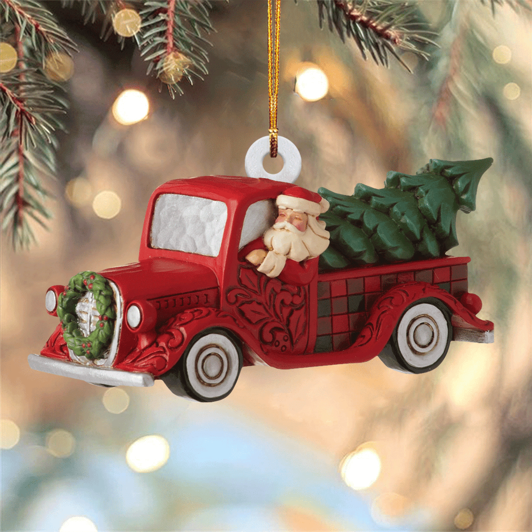 Santa's Christmas Eve Adventure Mica Ornament  NCU0TL042
