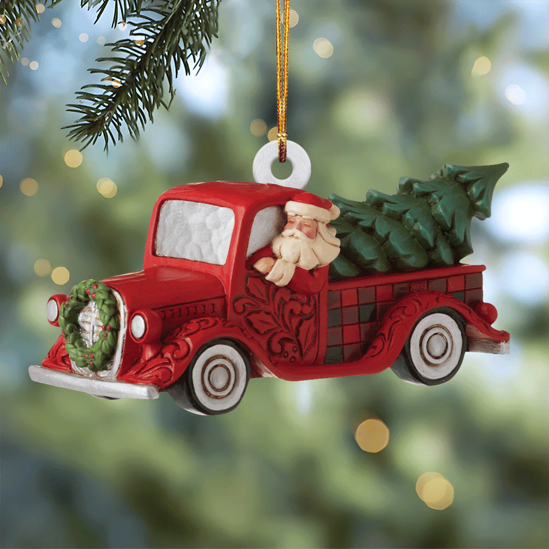 Santa's Christmas Eve Adventure Mica Ornament  NCU0TL042