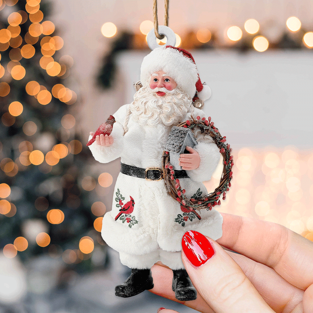 Santa Claus On Duty Mica Ornament  NCU0TL035