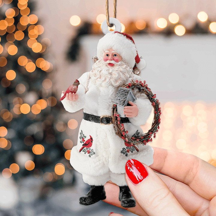 Santa Claus On Duty Mica Ornament  NCU0TL035