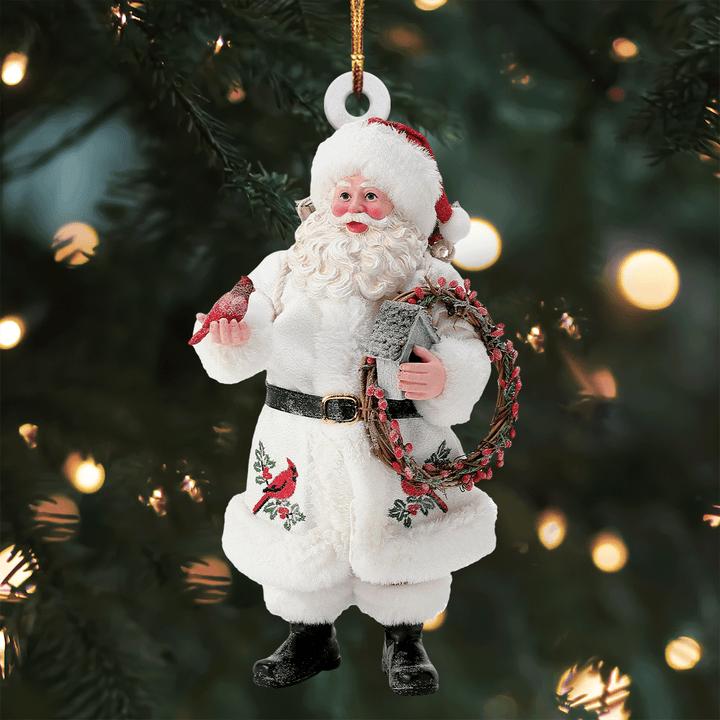 Santa Claus On Duty Mica Ornament  NCU0TL035