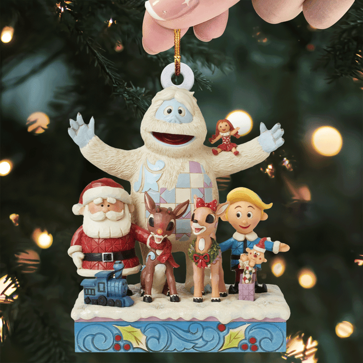 The Merry Santa Mica Ornament  NCU0TL037