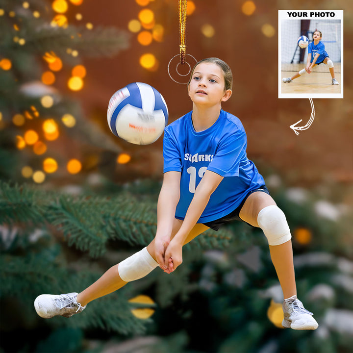 Future Champ - Personalized Photo Mica Ornament - Christmas Gift For Family Members, Kids, And Sport Players